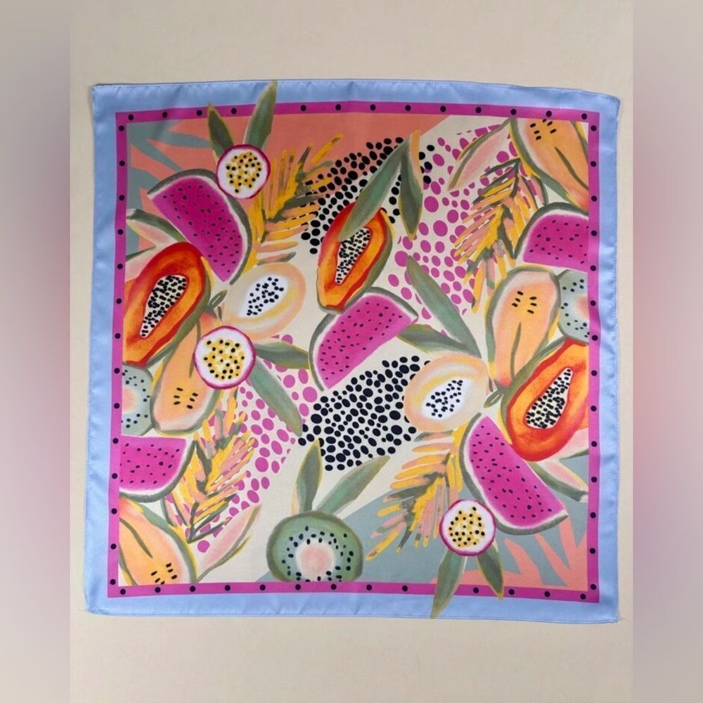 Colorful Fruit Pattern Scarf G34